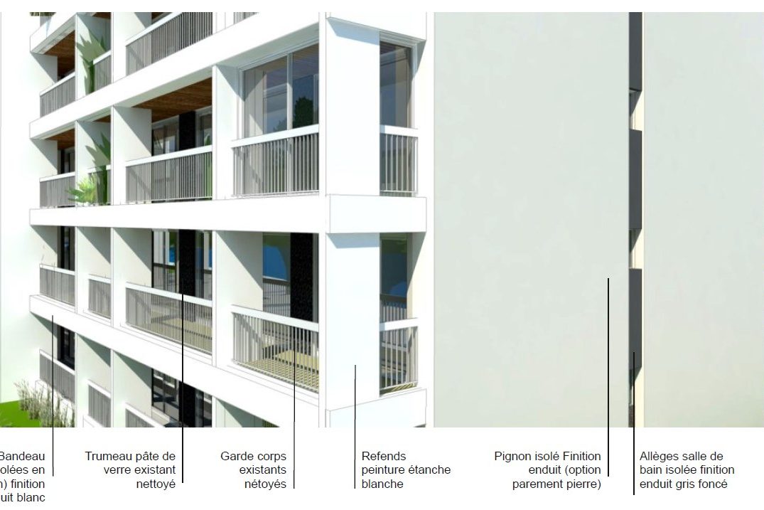 #renovationthermiquecopro #doucetarchitectes