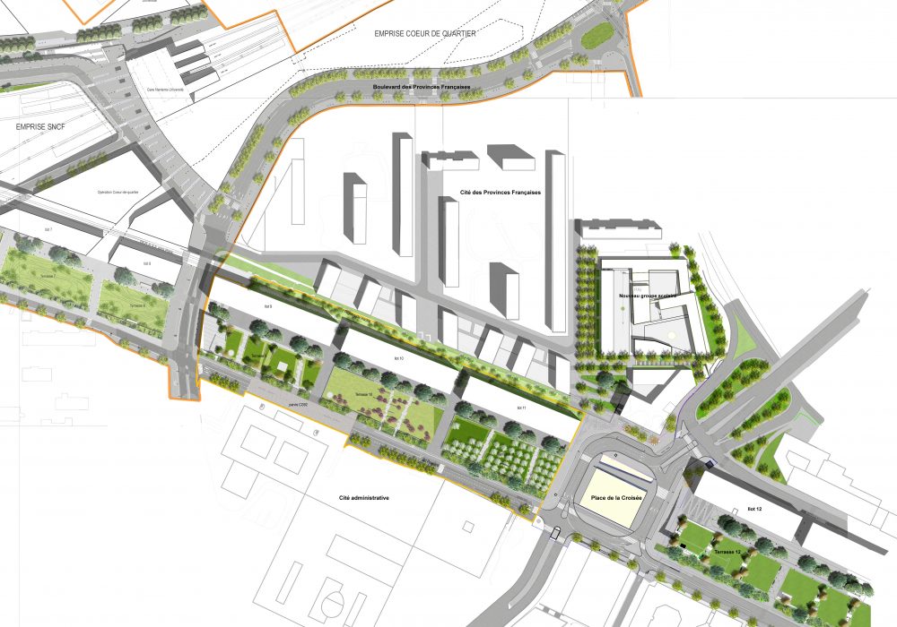 Place croisée rendu